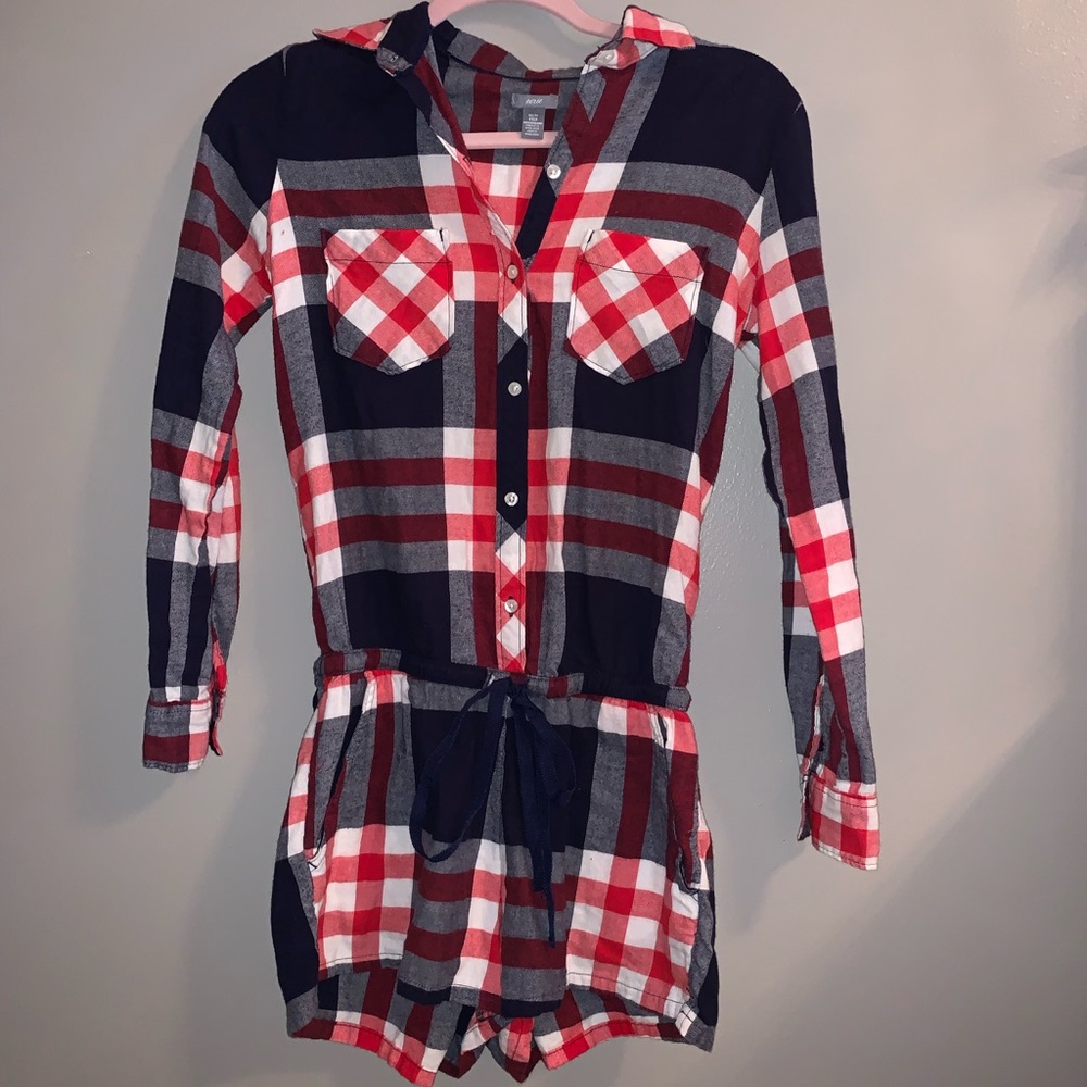 Aerie Flannel Romper